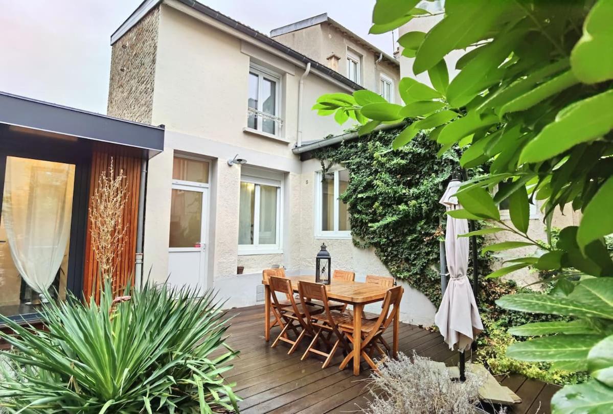 Maison De Ville Avec Terrasse Et Jardin Reims Eksteriør billede
